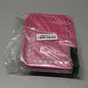 LunchBots Large Cinco Stainless Steel Lunch Container - Five Section Design Holds a Variety of Foods - Metal Bento Box - Dishwasher Safe - Stainless Lid -Pink Dots