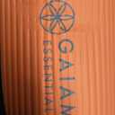 Gaiam Essentials Thick Yoga Mat Fitness & Exercise Mat with Easy-Cinch Carrier Strap, Orange, 72""L X 24""W X 2/5 Inch Thick-10mm