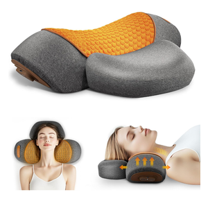 CARINIFY 3in1 Rechargeable Neck Massager Pillow  Pillow Massage Neck Hump for Shoulder Pain, Deep Tissue Pain Relief, with Heating and Traction Function, Hump Corrector for Women