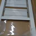 WOA WOA 3 Step Ladder, Foldable Step Stool, Lightweight Ladder for Home Kitchen Closet, Anti-Slip Aluminum Pedals, Ease of Folding, Portable, 300lbs Capacity - White