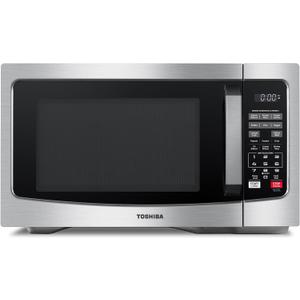TOSHIBA Countertop Microwave Oven, 1.2 Cu.Ft, 1000W, Stainless Steel
Smart Humidity Sensor, 12 Auto Menus, Mute Function, ECO Mode, Easy Clean Interior