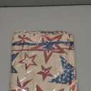 Horaldaily 4th of July Rectangular Tablecloth 60104 Inch, Patriotic Memorial Day Blue Red Star Independence Day Washable Table Cover for Party Picnic Dinner Decor