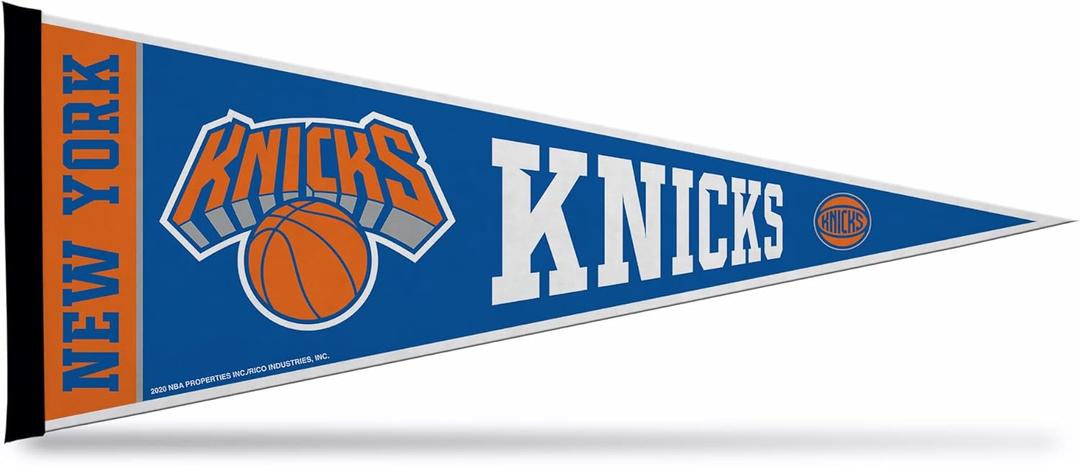 Rico Industries NBA Basketball Exclusive 12" x 30" Felt Wall Dcor Pennant - Great for Home/Bed Room/Man Cave Dcor