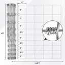 Farm Fence 4FT x 164FT, Livestock Fence, Goat Fence, Galvanized Cattle Fence, Heavy Zinc Coating Wire Fencing, Hog Wire Fencing Perfect for Pest Control, Livestock & Animals Protection