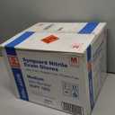 Basic Medical Blue Nitrile Exam Gloves, Latex-Free & Powder-Free Food-Safe House Cleaning Disposable Glove (1000 Pcs)