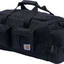Carhartt 40L Utility Duffel, Heavy-Duty Gear Bag for Jobsite, Gym, & Travel, Duffel Bag (Black)