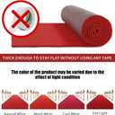 HOMBYS 450 GSM Extra Thick 3x10 ft Red Carpet Runner for Partys & Events, Heavy-Duty Felt Aisle Runway Rug for Steps, Prom Proposal & Wedding Ceremony Decorations, Hollywood Oscars for VIP Awards