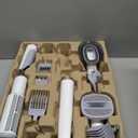 Sweetcrispy Professional Pet Grooming Vacuum Kit, 2.5L Cup, 3 Suction Modes, and 5 Groomer Tools with Cordless Low Noise Dog Clippers for Cats, Other Animals Hair Trimmer, Gray