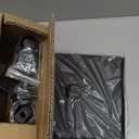 Clamp-on Desktop Speaker Stands Pair for LG, Sony, Vizio, Klipsch, Samsung, JBL Speaker Stand Desk - Adjustable Desk Speaker Stands for Most Satellite & Bookshelf Speaker Stands Wr Cable Management