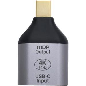 xiwai USB-C Type C Female Source to Mini Displayport DP Sink HDTV Adapter 4K 60hz 1080p for Tablet Phone Laptop