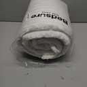 Bedsure Gentlesoft Sherpa Fleece Blanket Twin Size for Bed - Fluffy & Cozy Cable Jacquard Tufted for Women Gift, Thick and Warm Christmas Blanket for Winter, Cream, 60x80 Inches