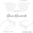 Clear Lens Non-Prescription Retro Nerd Glasses for Men Women - Cosplay Costume Fake Eyeglasses