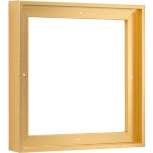 PIXY CANVAS Floater Frame 24x24 for 1.5 inch Deep Canvas Paintings/Canvas Prints/Wood Canvas Panels/Wall Art/Wall Decor/Home Decor/Artwork (Brass Gold, 24 x 24 inch, Square)