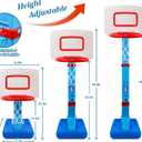 Toddler Basketball Hoop- Mini Kids Basketball Hoops Toy for Indoor Outdoor, Small