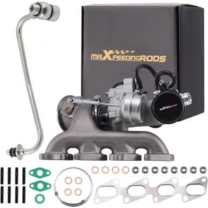 maXpeedingrods 667-203 Turbo Turbocharger Kit with Turbo Oil Feed Line Pipe Tube, for Chevy Cruze 2011-2016 Sonic 2012-2019, for Chevrolet Trax Cruze Limite, for Buick Encore 55565353