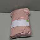 Royale Linens Full Flat Sheet - Ultra Soft Brushed 1800 Microfiber Flat Sheets Only - Wrinkle Free & Stain Resistant - Hotel Quality Top Sheet for Bed (Full, Pink)