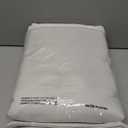 SHINELAND White Linen Sheer Pinch Pleated Curtains 90 Inches Long x 70 Inch Wide, Extra Wide Pleat Drapes for Bedroom Living Room 2 Panels Set