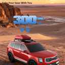 FengYu 300lbs Roof Rack Cross Bars Compatible with 2019-2026 KIA Telluride S SX SX-P EX Upgraded Crossbars, Lockable Heavy Duty Aluminum Roof Rails Cargo Bars (Not for LX, X-Line or X-Pro)