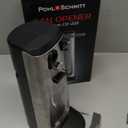 POHL SCHMITT 3 in 1 Electric Can Opener Smooth Edge with Knife Sharpener and Bottle Opener - Easy Push Down Lever - All Standard-Size & Pop-Top Cans, Durable Stainless Steel & ABS, Kitchen Accessories