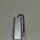 Hiearcool USB C Hub Ethernet 8-in-1, 4K@60Hz USB-C to HDMI Multiport Adapter with 1Gbps RJ45, 100W PD, 3 USB 3.0, SD/TF, Compatible for MacBook Pro/Air, Dell, Lenovo Laptops (Grey)