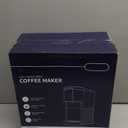 SHARDOR 3 in 1 Single Serve Coffee Maker for K Cup & Ground Coffee & Teas, Pod Coffee machine, 614oz Brew Sizes, 40oz Detachable Water Reservoir, Descale Settings, Black