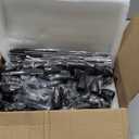 48 Pack Candle Holders Taper Candle Holders Tall Metal Candle Stands Holders for Table Centerpiece Modern Pillar & Home Wedding Decor, Matte Black