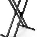 On-Stage KS8291XX ERGO-LOK Double-X Keyboard Stand with Lok-Tight Construction