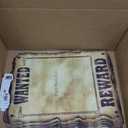 Beistle Western Wanted Signs – 12 Pack, Vintage-Style Wall Poster Decorations Slotted to Hold 8x10 Photos, Old West Party Décor for Western Themes, Cowboy Birthdays, and Saloon Events, 17” x 12”