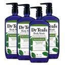 Dr Teal's Body Wash with Pure Epsom Salt, Relax & Relief with Eucalyptus & Spearmint, 24 fl oz (Pack of 4)