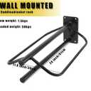 4 Pack Saddle Rack with Pad Bar,Heavy Duty Wall Mounted Saddle Stand Saddle Pad Rack for English Western Saddles Horses Blanket,Black