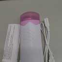 Roll On Wax Warmer For Hair Removal Wax Roller Wax Heater, Home Waxing Kit For Women Men 110V (Sliver)