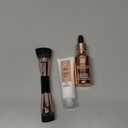 LUMINESS Liquid Mirage w/SPF 50 Color Adjusting Foundation Kit - Color Changing Foundation, SPF 50 Primer & Makeup Brush, Face Makeup for Mature Skin, 4in1 Liquid Foundation, Concealer & Moisturizer (03 Medium)