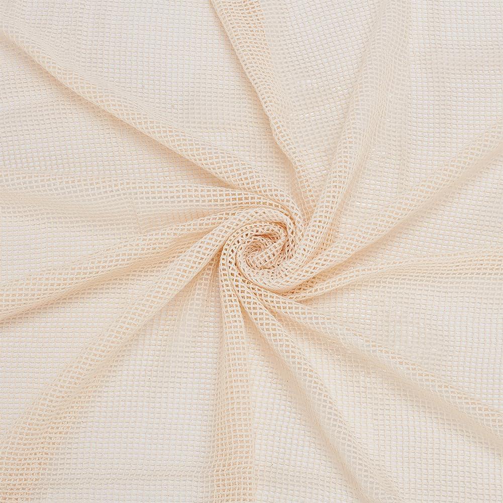 FINGERINSPIRE 1Yard/0.9m Cotton Mesh Fabric 61inch Wide Corsilk Color Fabric for Sewing Cotton DIY Craft Sew On Bag Producing Accessories by The Yard for Home Furniture Clothes Handmade Decoration