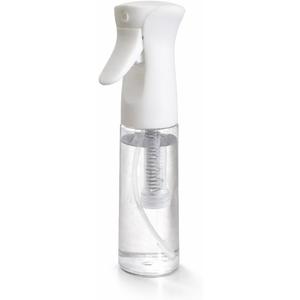 Hula Home Spray Bottle for Hair (10.1oz/300ml) - Continuous Ultra Fine Mist Sprayer  For Hairstyling, Cleaning, Salons, Plants, Essential Oil & More - White