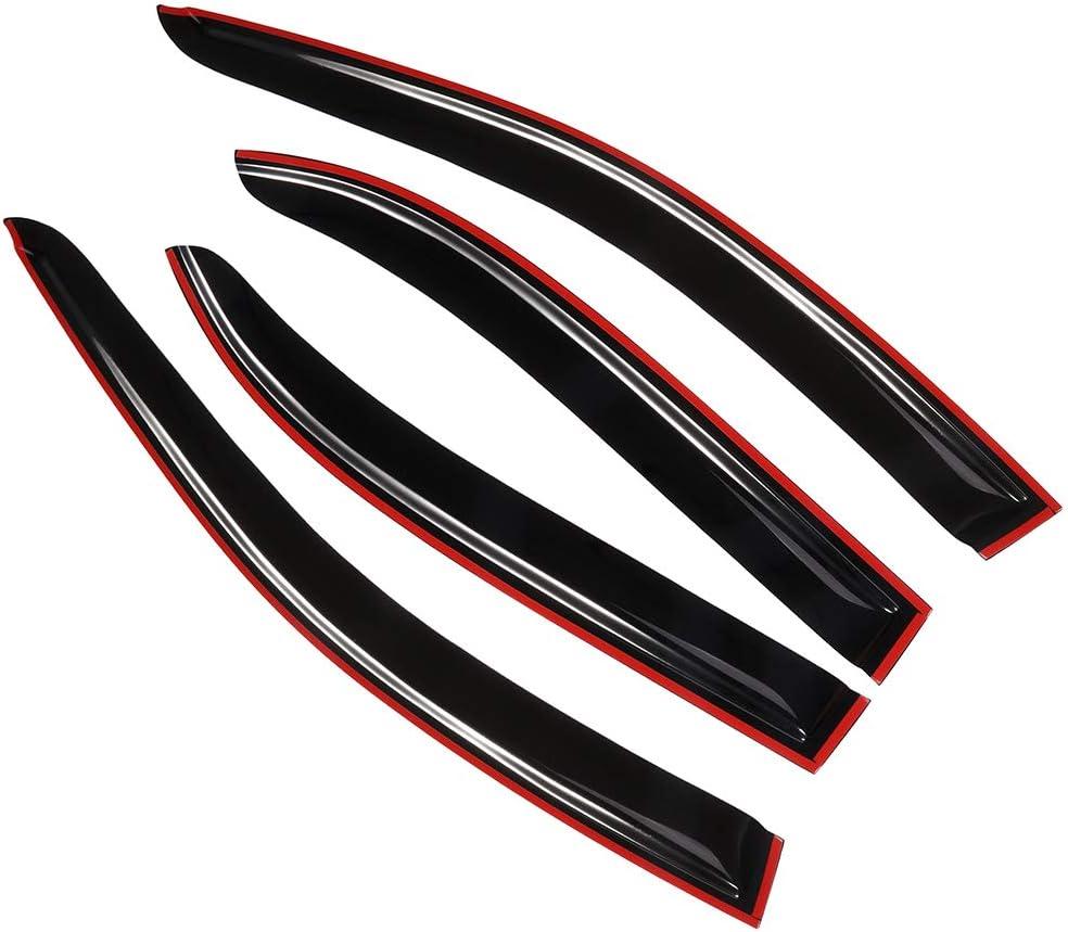 CCIYU Side Window Deflector Sun Rain Guard 4Pcs Set Replacement for 2003-2008 for Toyota Corolla