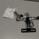 KEMIMOTO Universal Motorcycle License Plate Bracket with LED Light Fender Eliminator Kit CNC Aluminum Motorcycle Tail Tidy License Plate Holder Mount Black