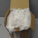 Bedsure GentleSoft Fluffy Cream Throw Blanket Decorative Blankets for Bed Couch Sofa, Cream Decor Sherpa Fleece Soft Cozy Fuzzy Plush Thick Warm Faux Fur Decorations, Ivory Girl Gifts, 50x60