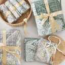 Comfort Spaces Boho Quilt Set Twin Reversible Vermicelli Quilting Twin Size Bed, All Season, Lightweight, Coverlet Winter Layer Bedding, Shams, Gloria, Twin/Twin XL Green 2 Piece