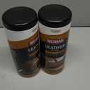 Weiman Leather Wipes - 2 Pack - Clean Condition UV Protection Help Prevent Cracking or Fading of Leather Furniture, Car Seats & Interior, Shoes and More