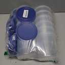 Food Storage Containers with Twist Top Lids, Ultra Thick Airtight Plastic Containers for Soup, Leftover, Ice Cream, Overnight Oats, BPA Free Stackable Freezer Containers [12 Pack-32 oz]