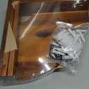 Demigo Corner Shelf Wall Mount Set of 3, Solid Acacia Wood Round Floating Corner Shelves for Storage and Display, Hanging Wood Shelves for Bedroom, Kitchen, Living Room, Bathroom (Brown)