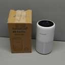 Air Purifier for Home Bedroom, AromaRoom H13 HEPA Air Filter For Smoke Pollen Dander Hair Smell Air Cleaner, 3-in-1 Filter with Sleep Mode, Quiet Air Cleaner For Pets, Home, Baby Room (White)