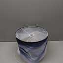 Lamp Shades for Table Lamps, 13x13x10in Fabric Blue Lamps Shades with Waves and Oceans, 1 Pack Lamps Shades, Drum Lamp Shades, Support E26 and E14, Spider