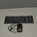 seenda Bluetooth Keyboard and Mouse Combo for Mac, SKM64-2 Rechargeable Slim Wireless Keyboard Mouse Compact, 3 Multi-Device Connection, Compatible for Mac, MacBook Pro/Air, iPad, iPhone, Black Gray