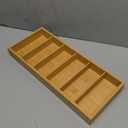 Natural bamboo Glasses Eyeglass Eyewear Sun glasses Sunglasses Box Storage Case Tray Display Showcase Organizer Box (Log color)