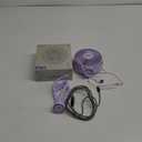 Gaiatop Mini Electric Fan with 360 Rotation, 5.5mm Gaps, Rechargeable Battery, 3 Speeds, Purple