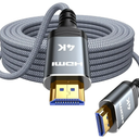 Highwings 4K Fiber Optic HDMI Cable 45FT Long - Unidirectional 4K HDR Braided HDMI Cord, 18Gbps High Speed with Ethernet/ARC, 3D, HDCP 2.2, ARC, Compatible for PS-5/4/3/4K HDTV/Streaming Media