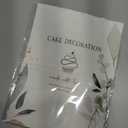 Gyufise 1Pcs Bow Happy Birthday Cake Topper Glitter Coquette Cake Pick Decorations for Girls Women Birthday Theme Baby Shower Party Supplies Red