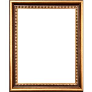 16x20 Vintage Gold Wood Picture Frame - Rustic Farmhouse Style, Distressed Vintage Painting Frame for Home Wall DecorOnly frame