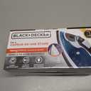 BLACK+DECKER ICR19XS One Step Steam Cord Reel Iron, Blue